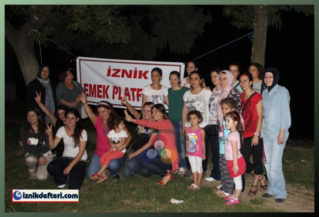 İznik Gölü Kıyısında Yeryüzü Sofrası Kuruldu