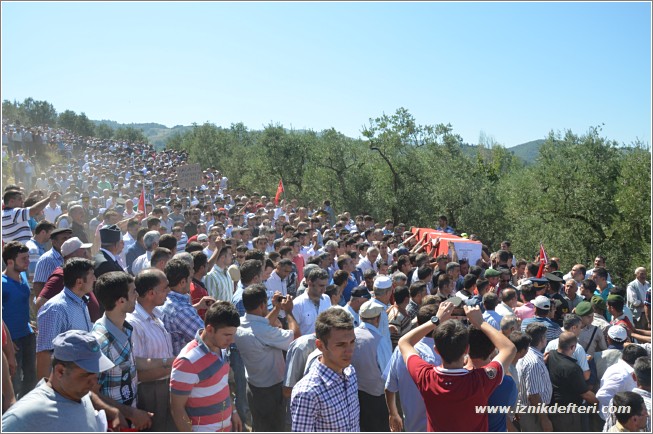 İznik Şehidini Uğurladı