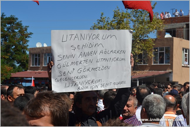İznik Şehidini Uğurladı