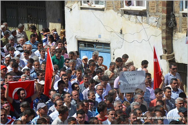 İznik Şehidini Uğurladı