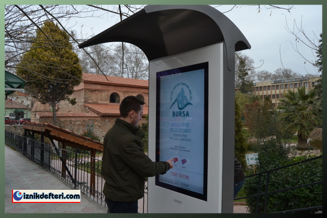 İznik Tanıtımına Kiosk Desteği
