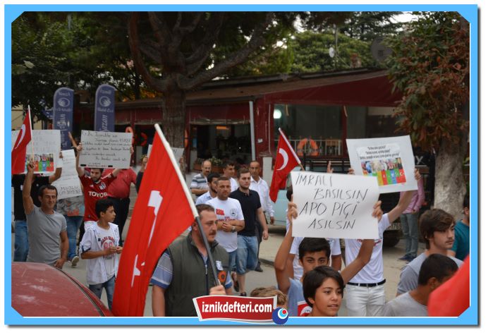 İznik Tek Yürek Teröre Lanet Okudu