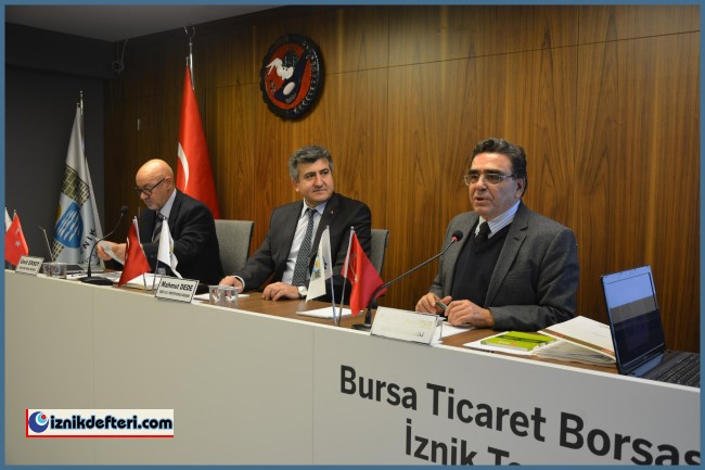 İznik TSO'nun 'Siyah İnci Zeytinin Dünü Bugünü' Paneli İlgi Gördü
