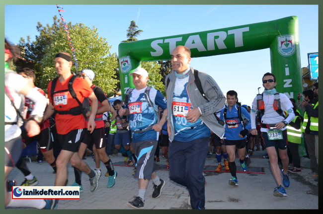 İznik Ultra Maratonda 130km Yarışı Tamamlandı