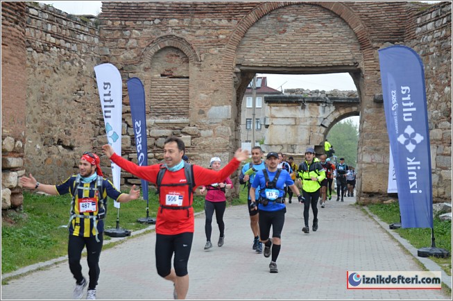 İznik Ultra Maratondan Alnının Akıyla Çıktı