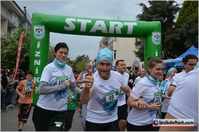 İznik Ultra Maratondan Alnının Akıyla Çıktı