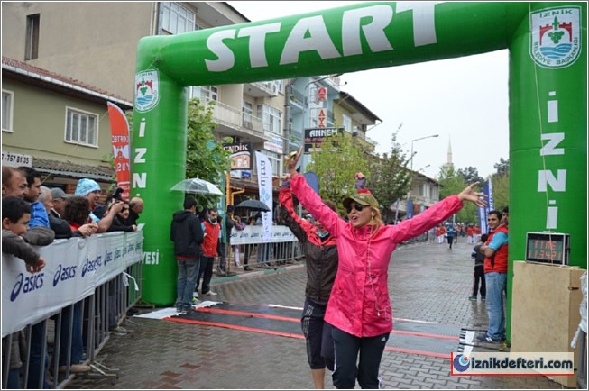 İznik Ultra Maratondan Alnının Akıyla Çıktı