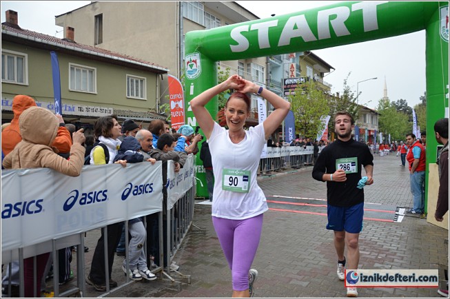 İznik Ultra Maratondan Alnının Akıyla Çıktı