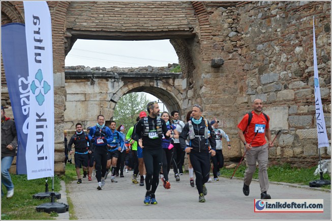 İznik Ultra Maratondan Alnının Akıyla Çıktı