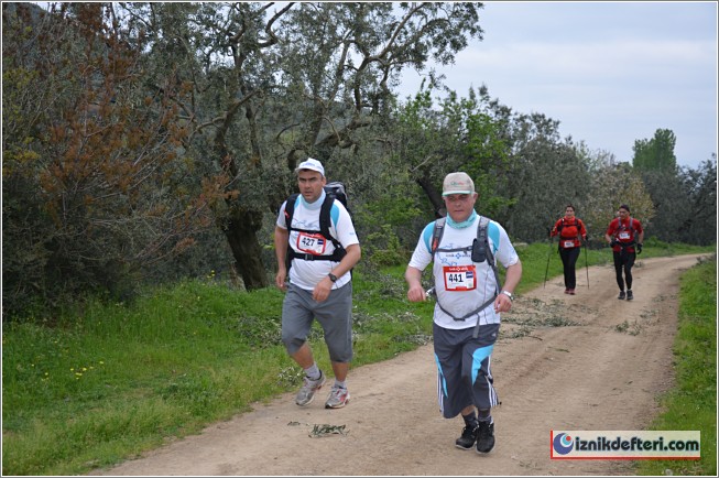 İznik Ultra Maratondan Alnının Akıyla Çıktı