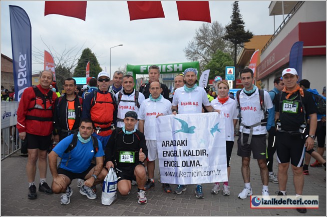İznik Ultra Maratondan Alnının Akıyla Çıktı