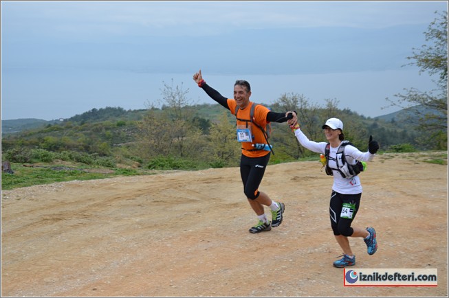 İznik Ultra Maratondan Alnının Akıyla Çıktı