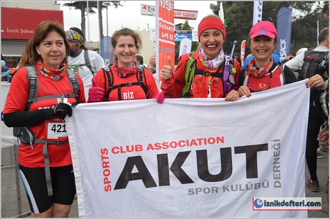 İznik Ultra Maratondan Alnının Akıyla Çıktı