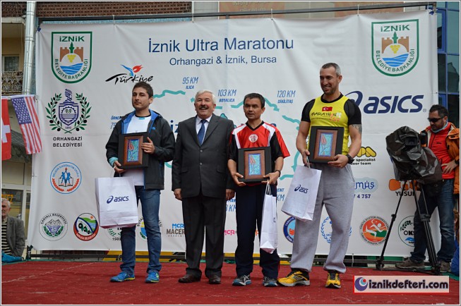 İznik Ultra Maratondan Alnının Akıyla Çıktı