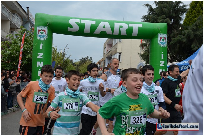 İznik Ultra Maratondan Alnının Akıyla Çıktı