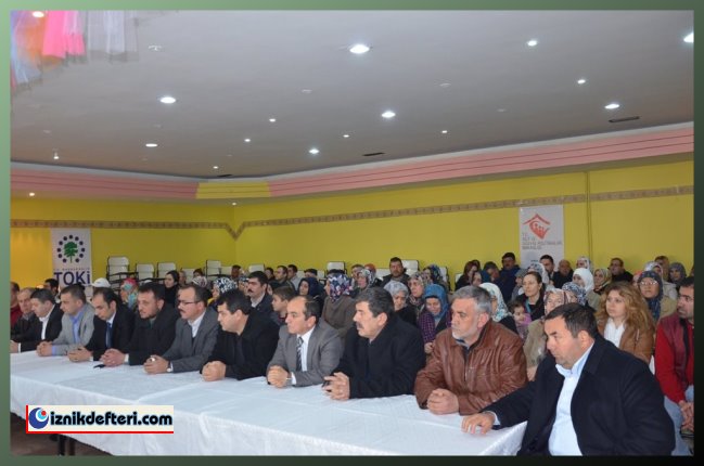 İznik'te TOKİ Sevinci