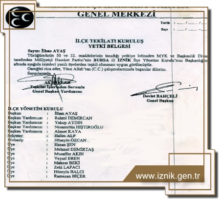 Mhp İlçe Başkanlığından Basın Açıklaması