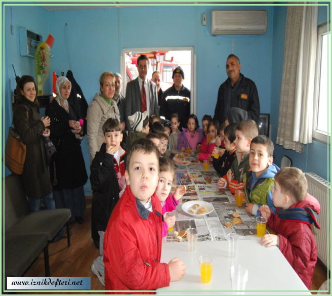 Minik Öğrenciler İtfaiyeci Oldu