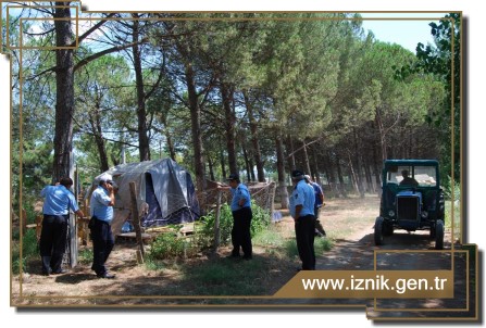 Sahildeki Çadırlar Kaldırıldı