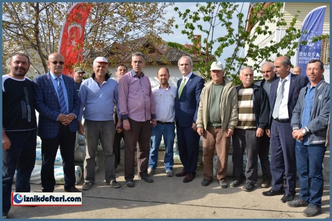 Serazede Çiftçilere Büyükşehir Desteği