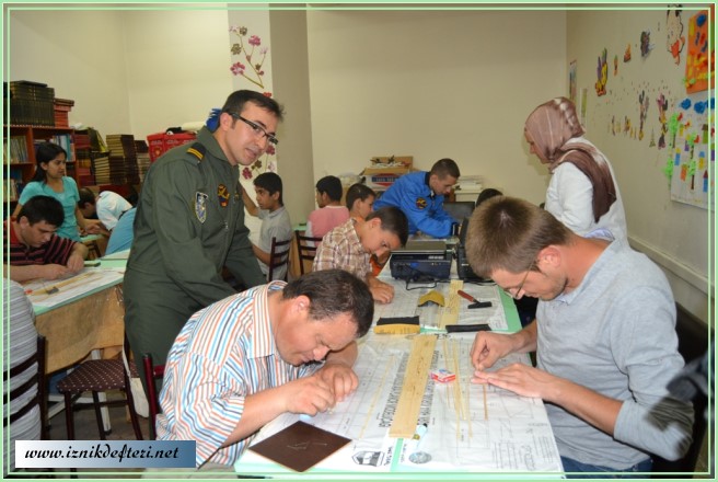 Türk Hava Kurumu İznik Şubesinden Engellilere Model Uçak Kursu