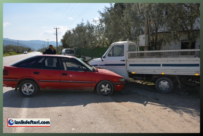 Yaşlı Sürücü Kazaya Sebep Oldu