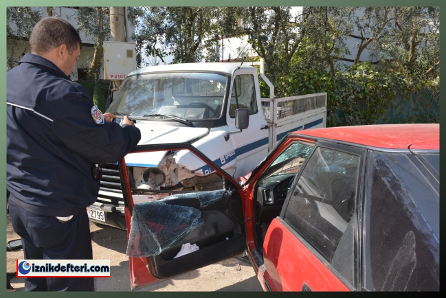 Yaşlı Sürücü Kazaya Sebep Oldu
