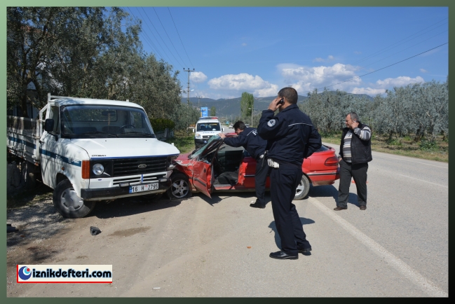 Yaşlı Sürücü Kazaya Sebep Oldu