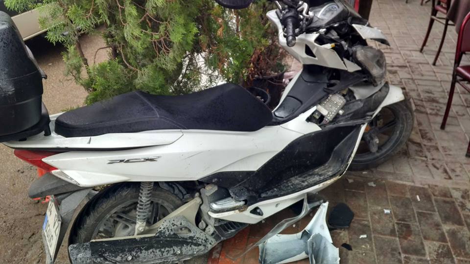 Otogar yolu girişinde trafik kazası