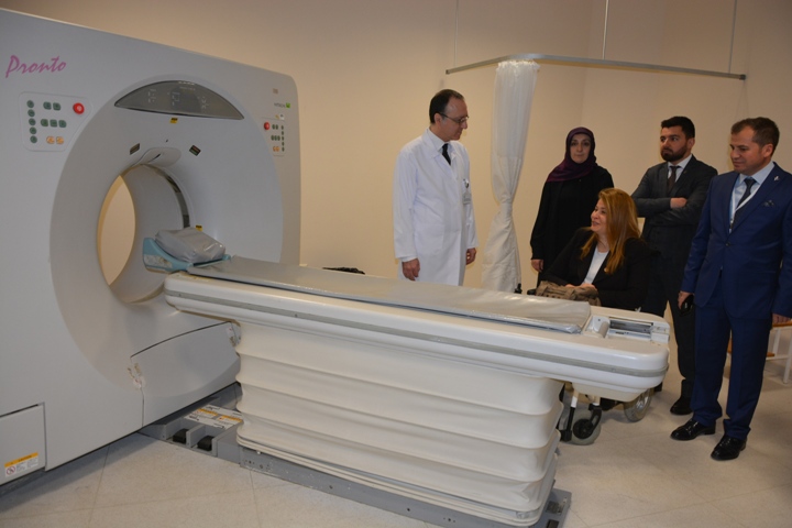 İznik devlet hastanesinde tomografi cihazı devreye girdi