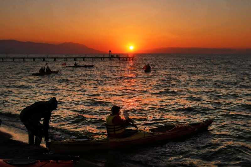 İznik Gölü kanolar ile tanıştı