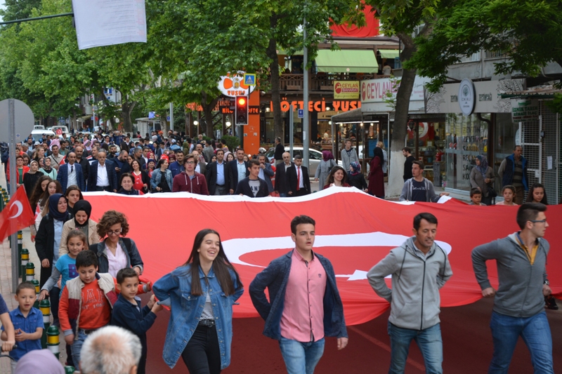 19 Mayıs Kutlamaları Mehteran Eşliğinde Yapıldı