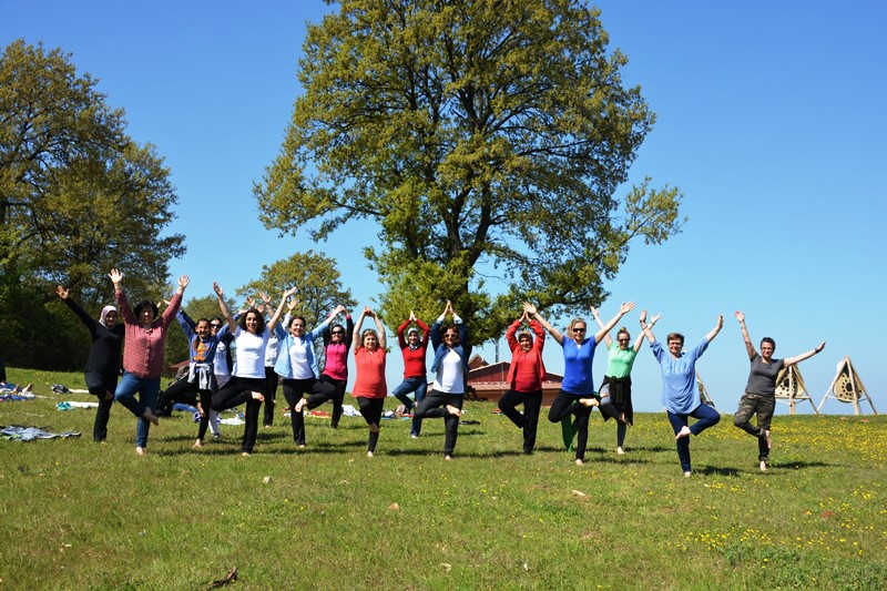 İznikli bayanlar meditasyonla rahatlıyor