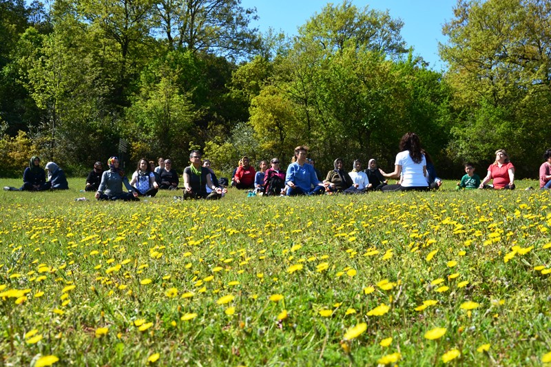 İznikli bayanlar meditasyonla rahatlıyor
