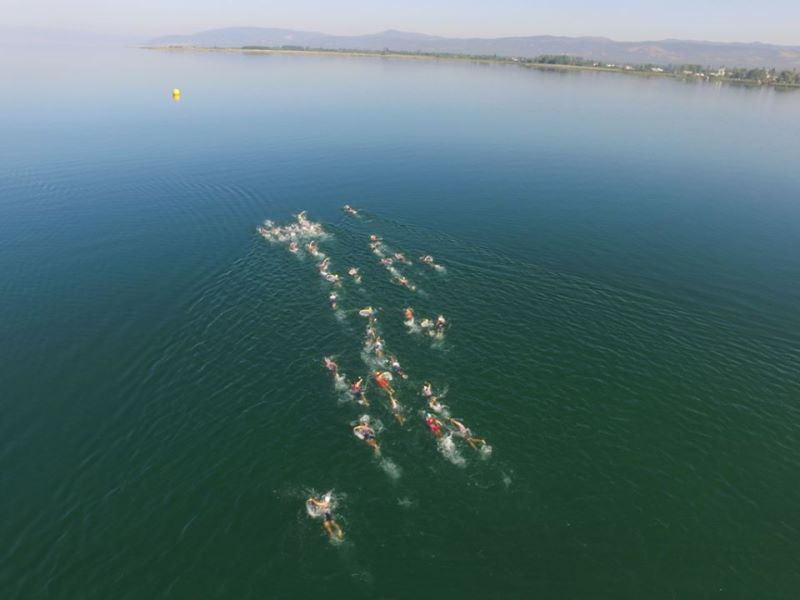 5.İznik Triatlonu 37 Derece Sıcakta Tamamlandı