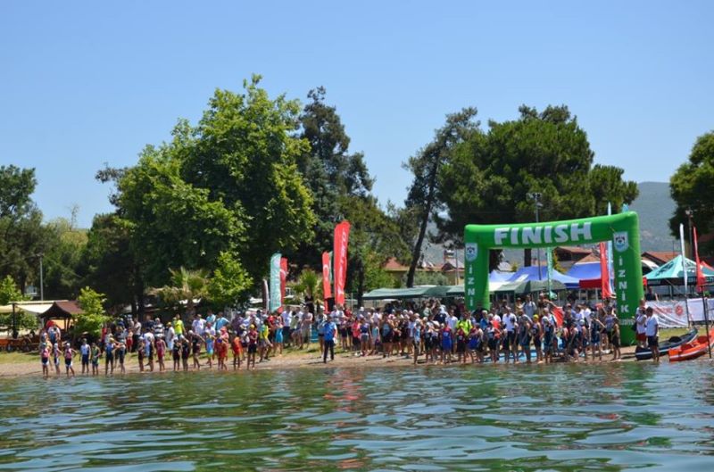 5.İznik Triatlonu 37 Derece Sıcakta Tamamlandı