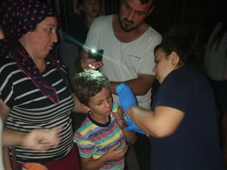 Motosiklet Sürücüsü Çarptı Ve  Kaçtı