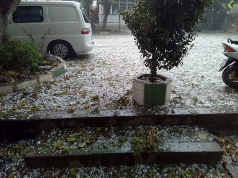 Dolu Yağışı İznik Ovasını Vurdu