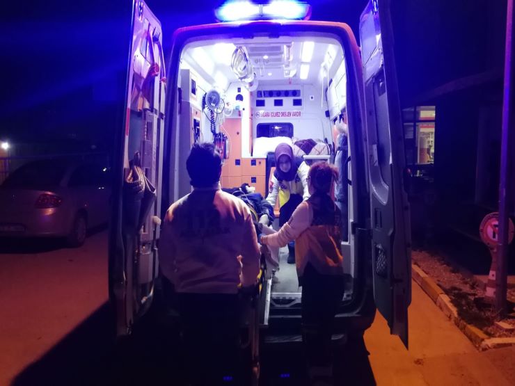 Ters Şerite Girince Kaza Yaptı
