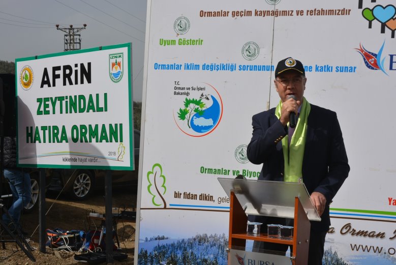Fidanlar Afrin Şehitleri İçin Dikildi