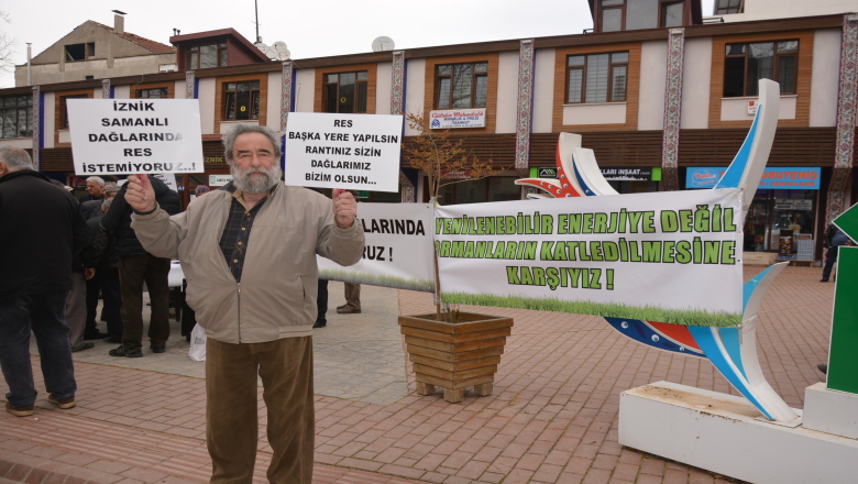 RES Santrallerini Protesto Ettiler