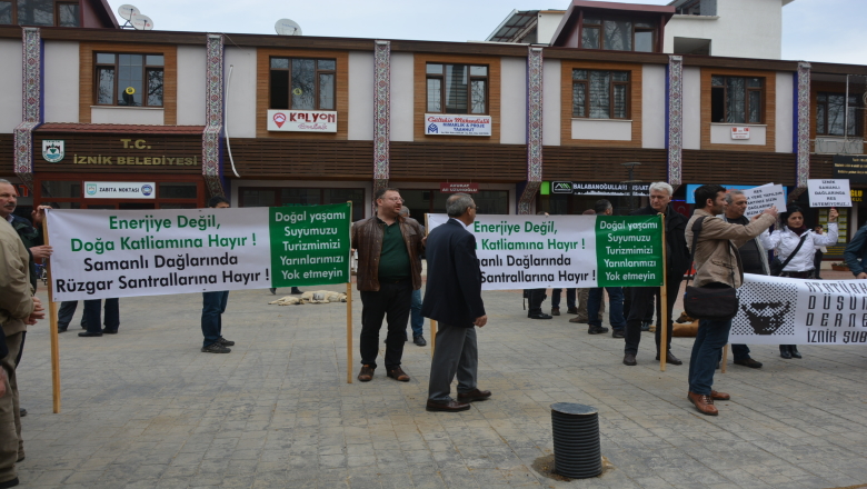 RES Santrallerini Protesto Ettiler