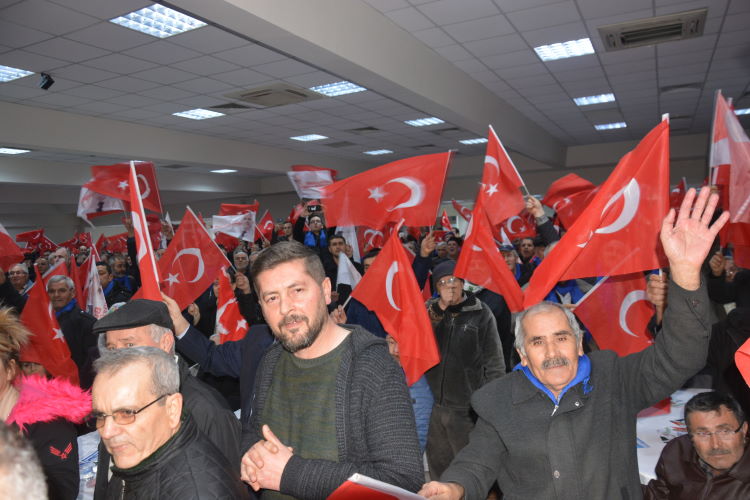 İznik Millet İttifakı Aday Tanıtım Toplantısında Bozbey Rüzgarı Esti