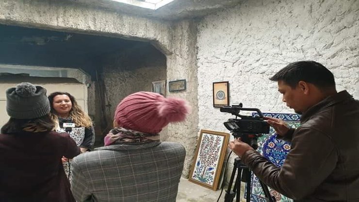 Eşref Eroğlu Çini Atölyesi, Bu kez de VTV’yi Ağırladı