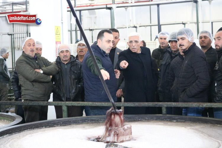 İznikli Üreticilerden Marmarabirlik Ziyareti