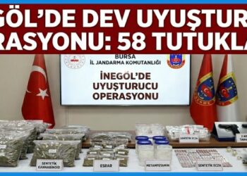 İnegöl Uyuşturucu Operasyonu
